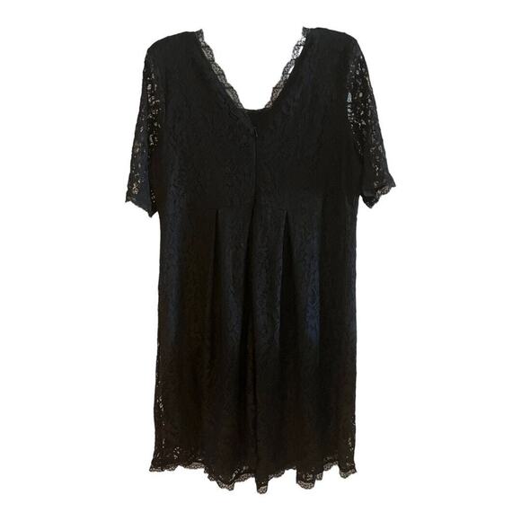 Motherhood Dresses & Skirts - Motherhood Maternity Black Lace Fit and Flare Sz XL